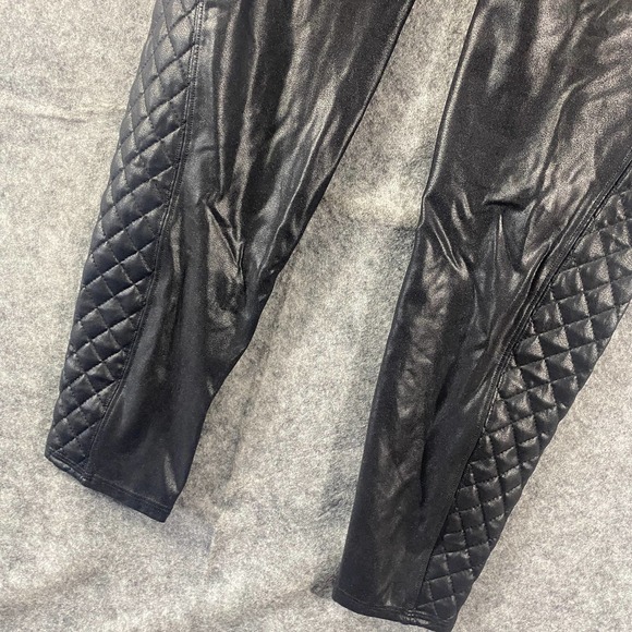 SPANX Black Quilted Leggings - Picture 7 of 15